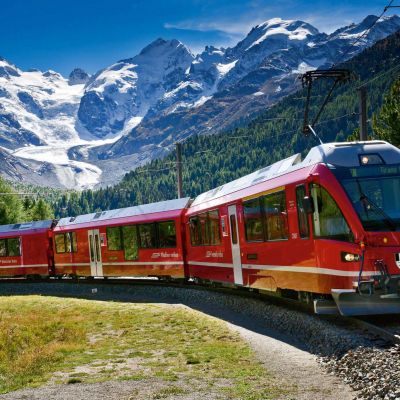 Bernina Express ... Następny przystanek St. Moritz!