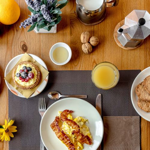 Colazione  con i prodotti della nostra terra