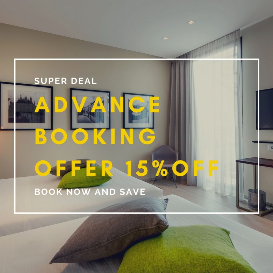 Advance Booking  Angebot! Jetzt buchen, bei check-out zahlen!